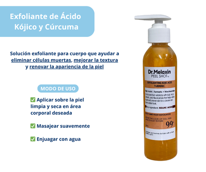 Aclarante Dr. Melaxin – Exfoliante Corporal + 1 Exfoliante Facial GRATIS
